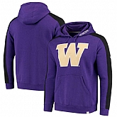 Men's Washington Huskies Fanatics Branded Iconic Colorblocked Fleece Pullover Hoodie Purple,baseball caps,new era cap wholesale,wholesale hats